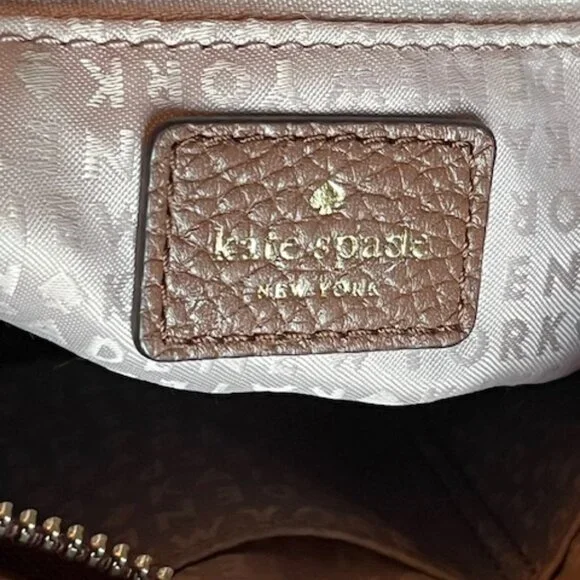 KATE SPADE | New York Leila North South Pebbled Leather Crossbody Bag - Picture 7 of 16